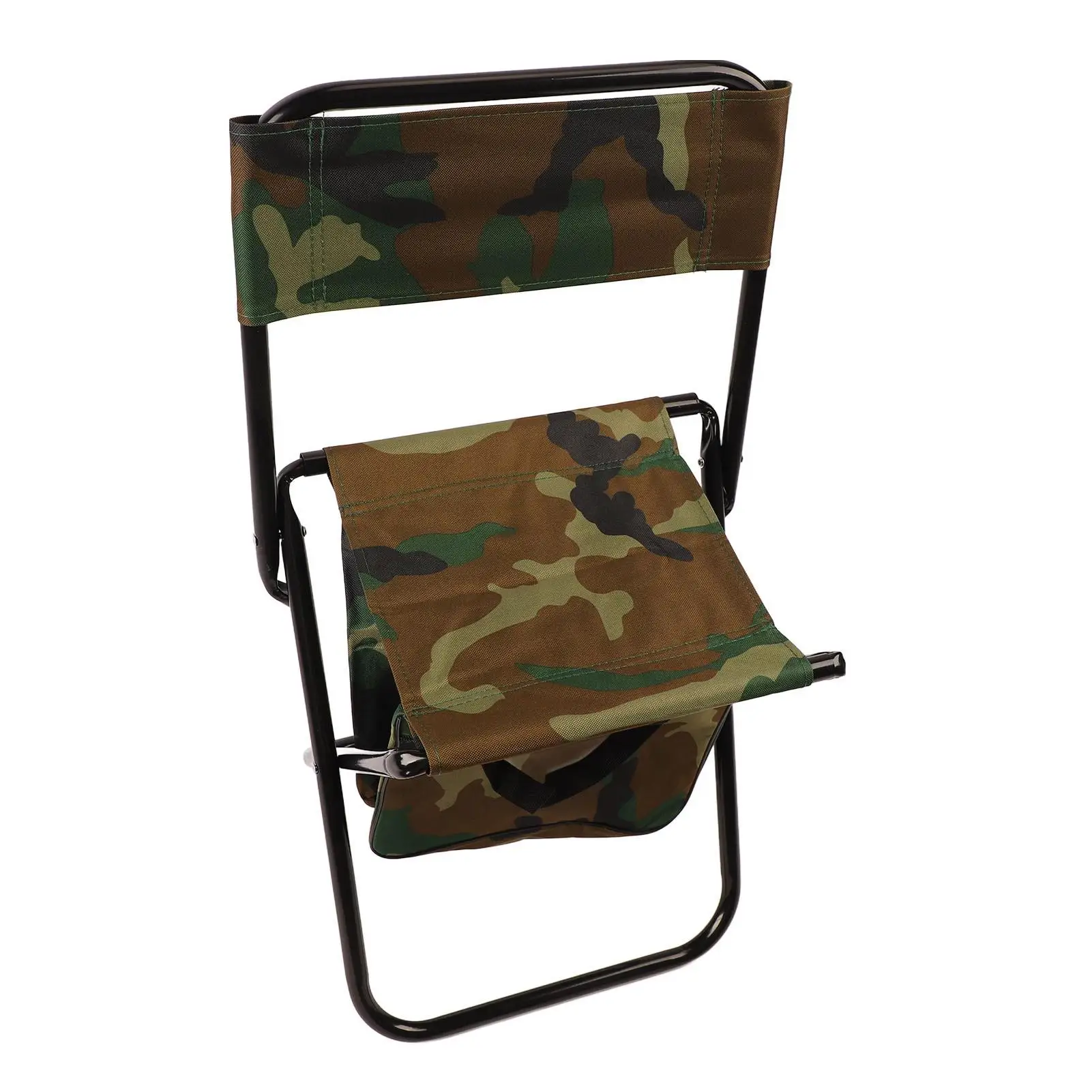 Durable Oxford Cloth Camping Chair - Heavy-Duty Folding Design with Rivet Connection for beach & Outdoor Use