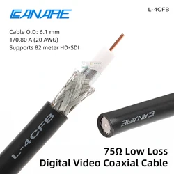 Canare 75Ω BNC Low Loss Coaxial Cable HD Video Signals Wires Serial Digital Video HDTV Stan Digital Video Signal Transmit Cable