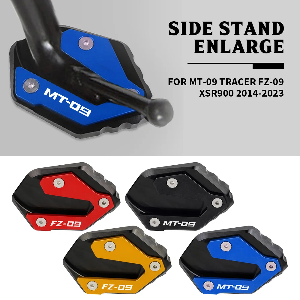 

FOR Yamaha MT-09/MT09 Tracer 900 FZ-09 XSR900 2013-2021 Side Stand Pad Plate Kickstand Enlarger Support Extension Enlarged Base