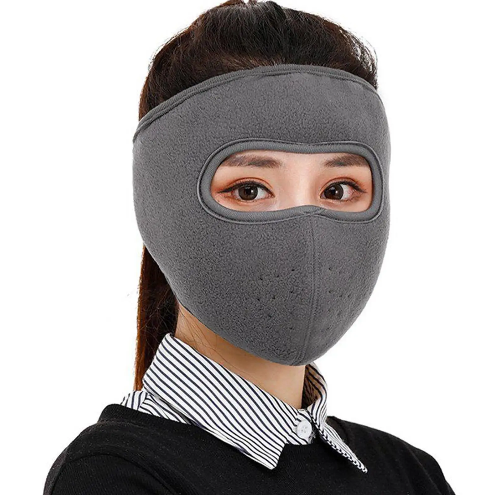 Outdoor Thermal Mask Autumn and Winter Cycling Windproof and Cold Ear Protection Mask 2-in-1 Breathable Winter Thermal Mask