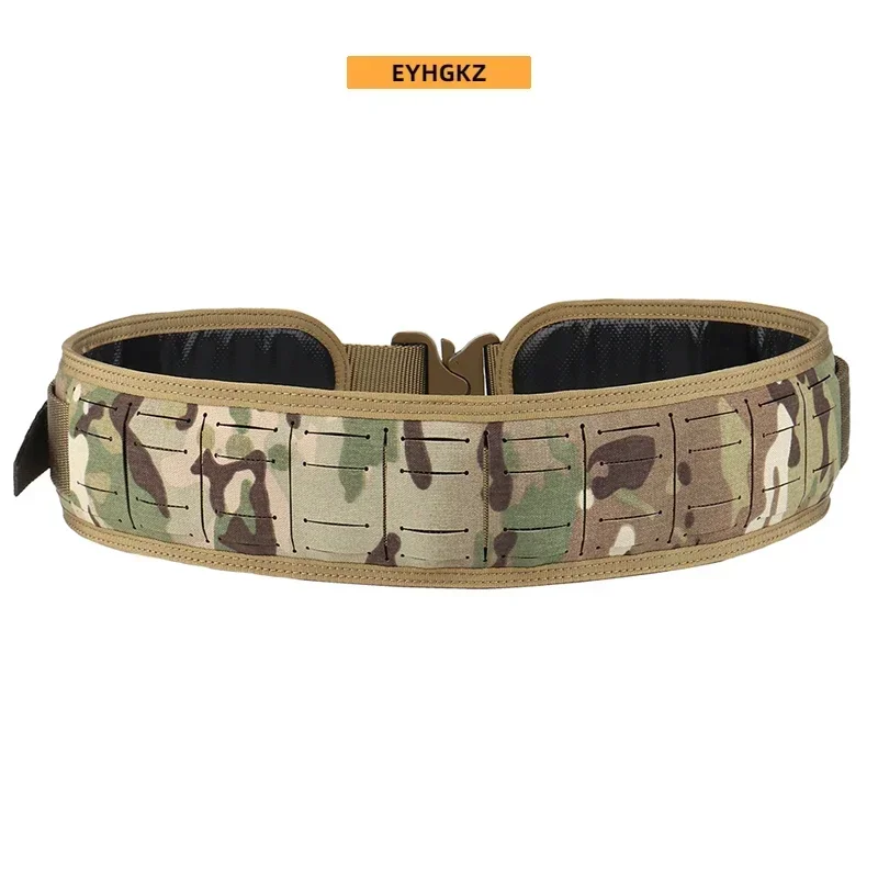 EYHGKZ Hunting Tactical Men\'s Belt Outdoor Waistband Hiking Travel CS Airsoft Paintball Sports Shooting Acessories Quick Release