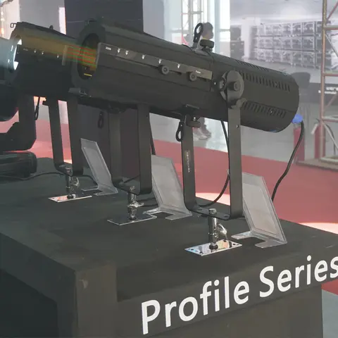 Follow Projector 100W LED 2in1 WW CW or 4in1 RGBL Leko Ellipsoidal Profile Spotlight Manual Zoom Theater Museum Stage Lighting