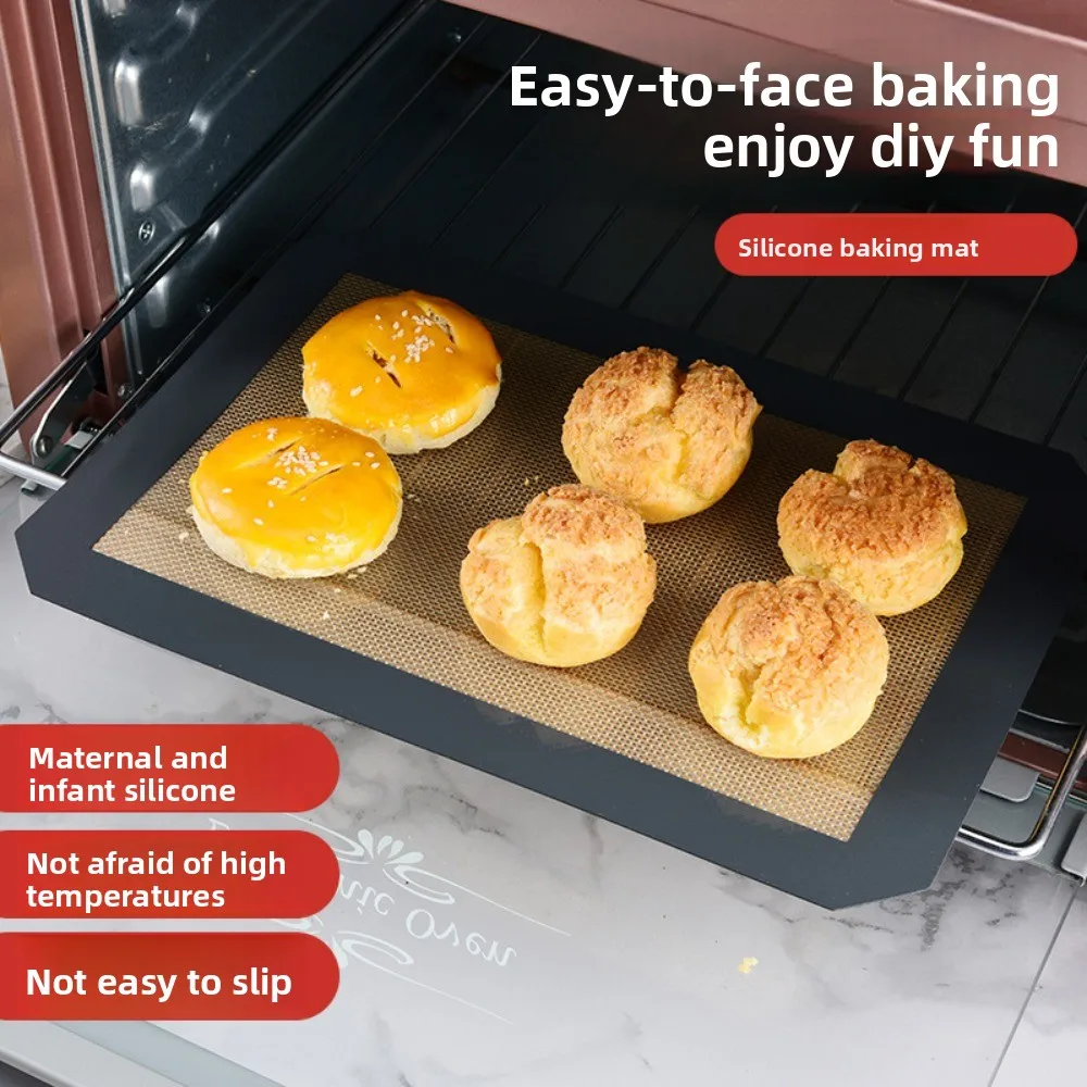 High Temperature Resistant Fiberglass Silicone Baking Mat No