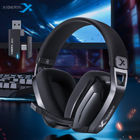 XIBERIA K01S 2.4GHz Wireless Gaming Headset with Mic for PS5 PS4 PC Mac Phone Playstation Bluetooth Gaming headphone USB/T-C