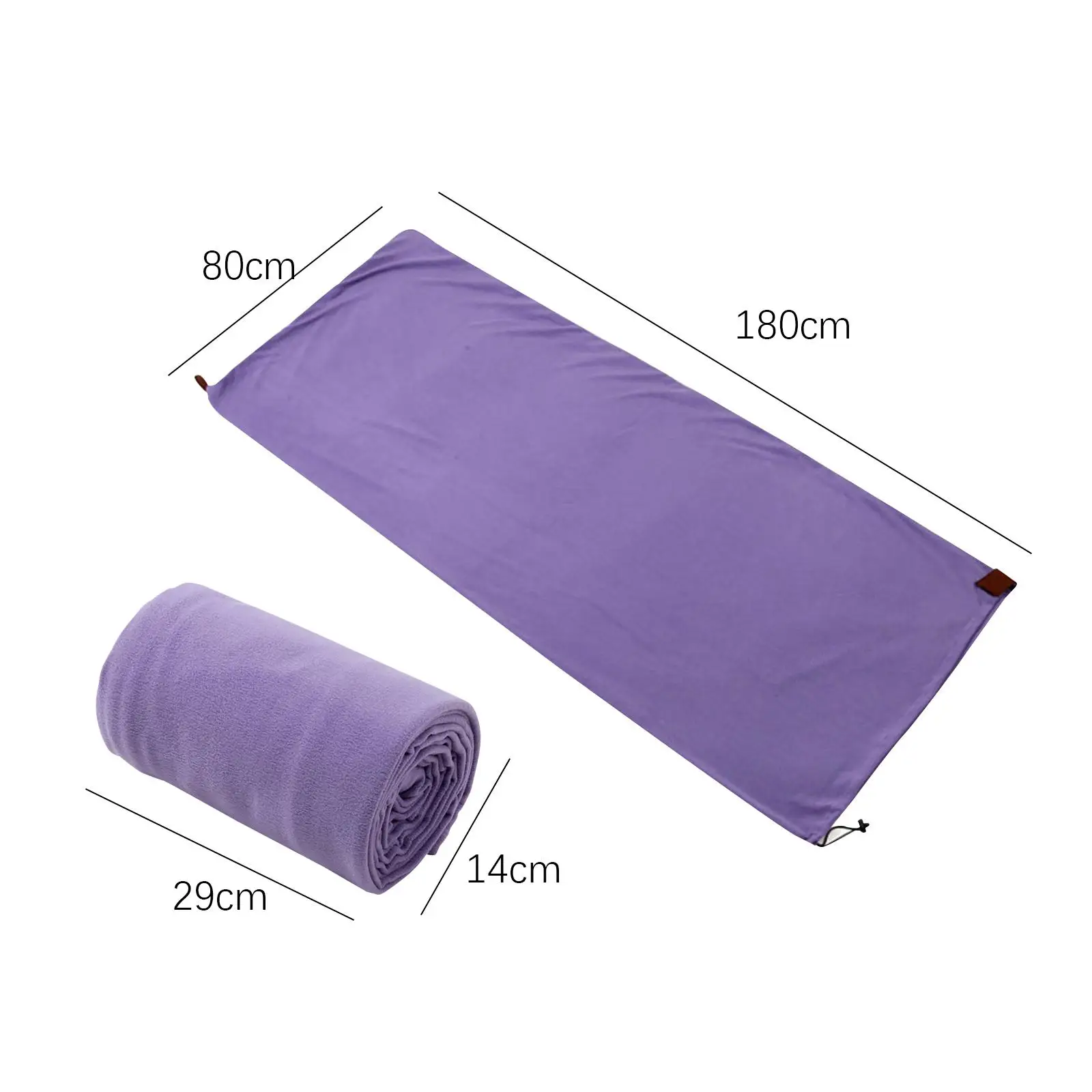 Sleeping Bag Liner Sleep Sheet Backpacking Blanket Durable Full Sized Zipper