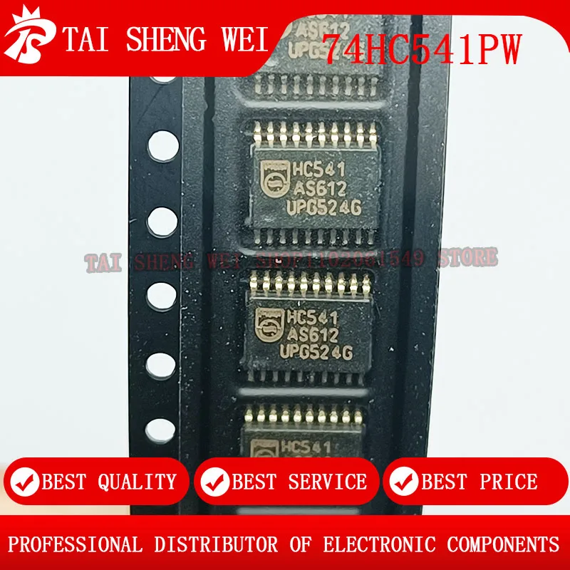 10pcs  SN74HC541PW HC541 74HC541PW TSSOP20 Chipset New Original