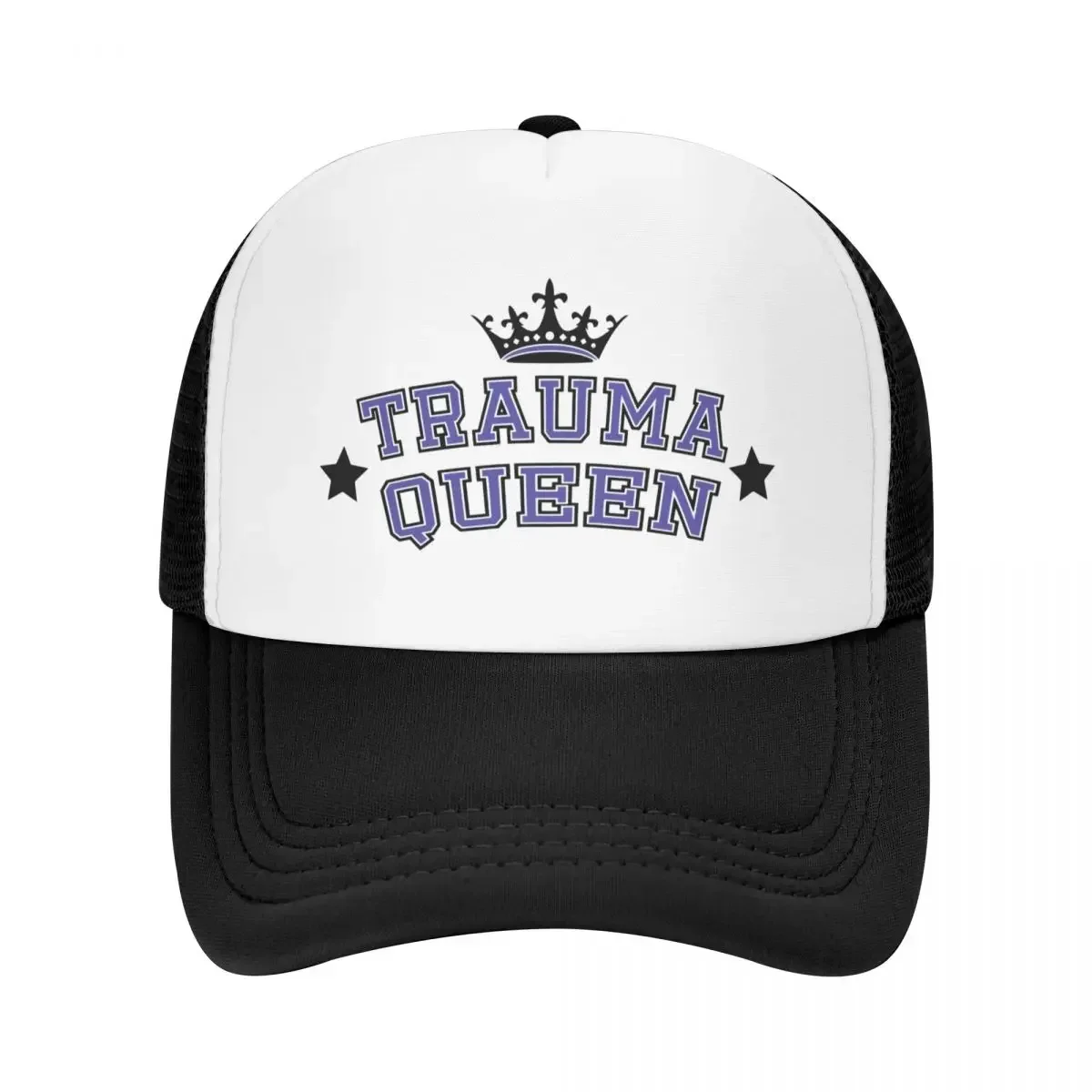 Trauma Queen (purple/white) Baseball Cap Cosplay Christmas Hat Boy Women's