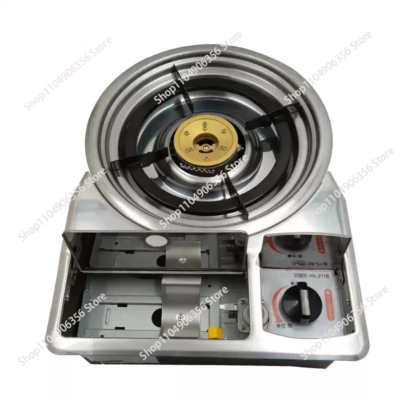 for Desktop Embedded Bbq Gas Grill Smokeless Indoor Outdoor Stainless Steel Barbecue Gas Grill For Restaurant
