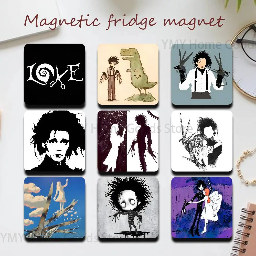 

Hold me I can not E-Edward Scissorhands Refrigerator Magnets the Perfect Choice for Home Create Warm Cozy Home Decor Gifts
