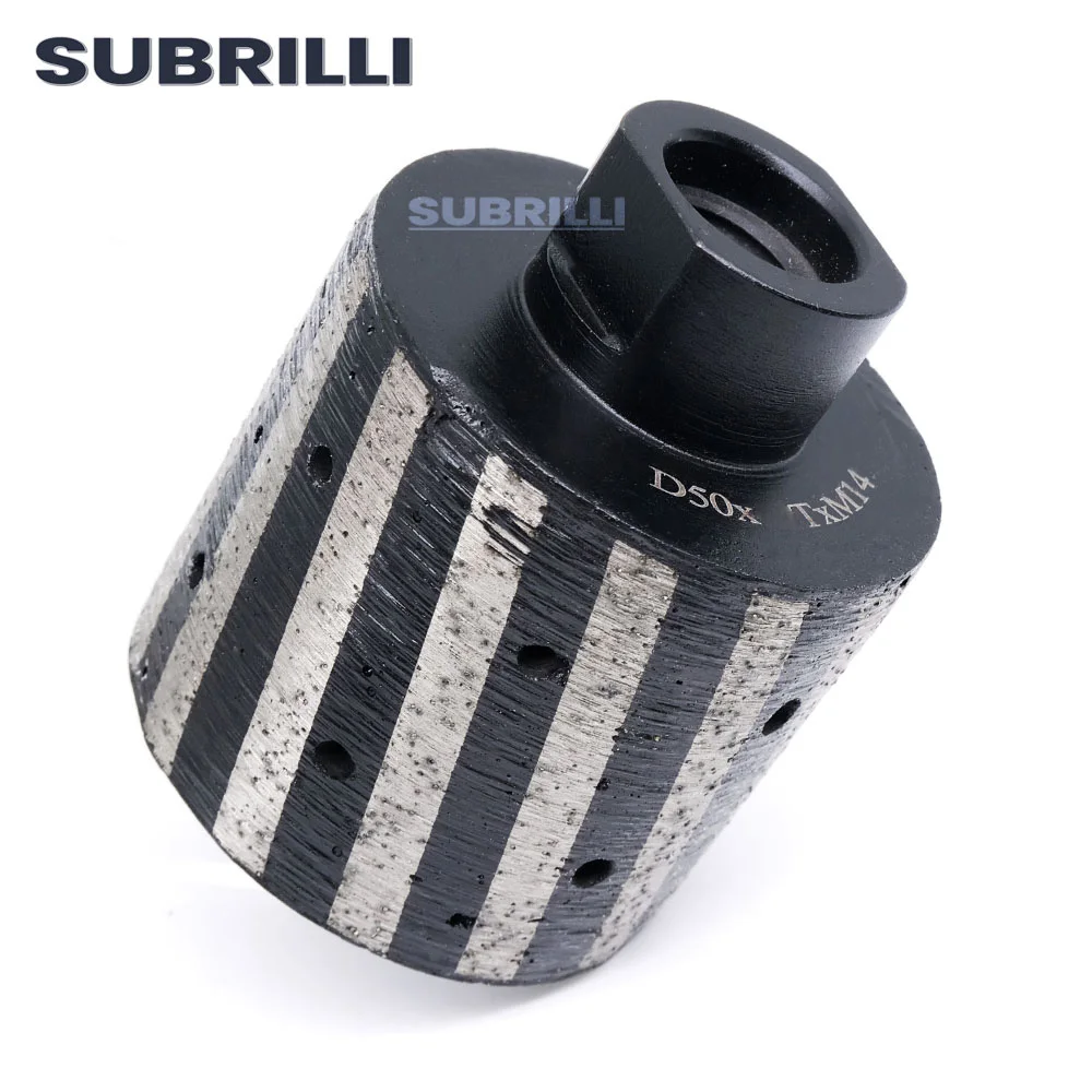 Subrilli d50mm resina preenchida com tolerância zero rebolo diamante tambor polimento roda profiler disco de lixamento para granito mármore