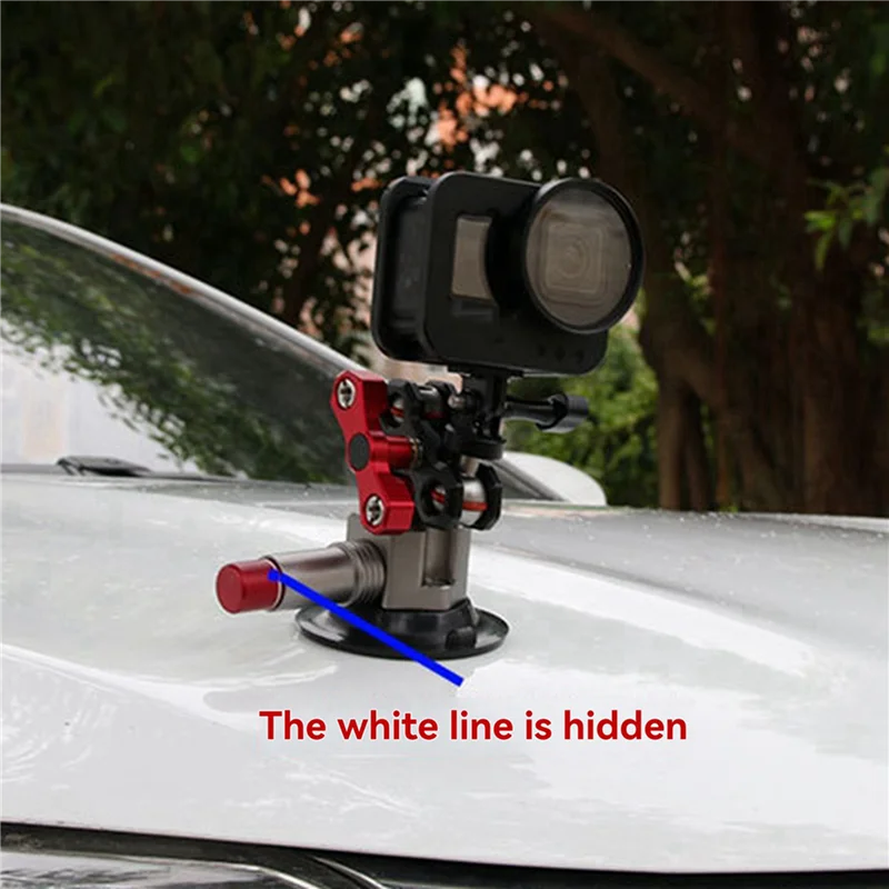 

B04B-2Pcs 3 Inch Car Photography Suction Cup First-Person Perspective Car Mount Suitable For Gopro Accessories Black