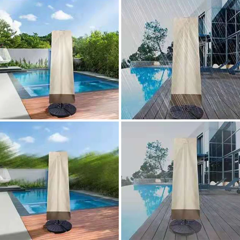 600D Parasol Umbrella Cover Waterproof Oxford  Outdoor Banana Umbrella Cover Shade Garden Patio Waterproor Sunshade Cover