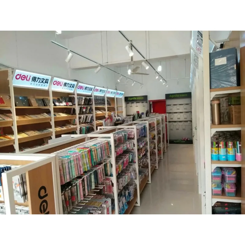 custom.CHIXIANG Custom Light Duty Stationery Supermarket Display Racks Metal Freestanding Custom Size