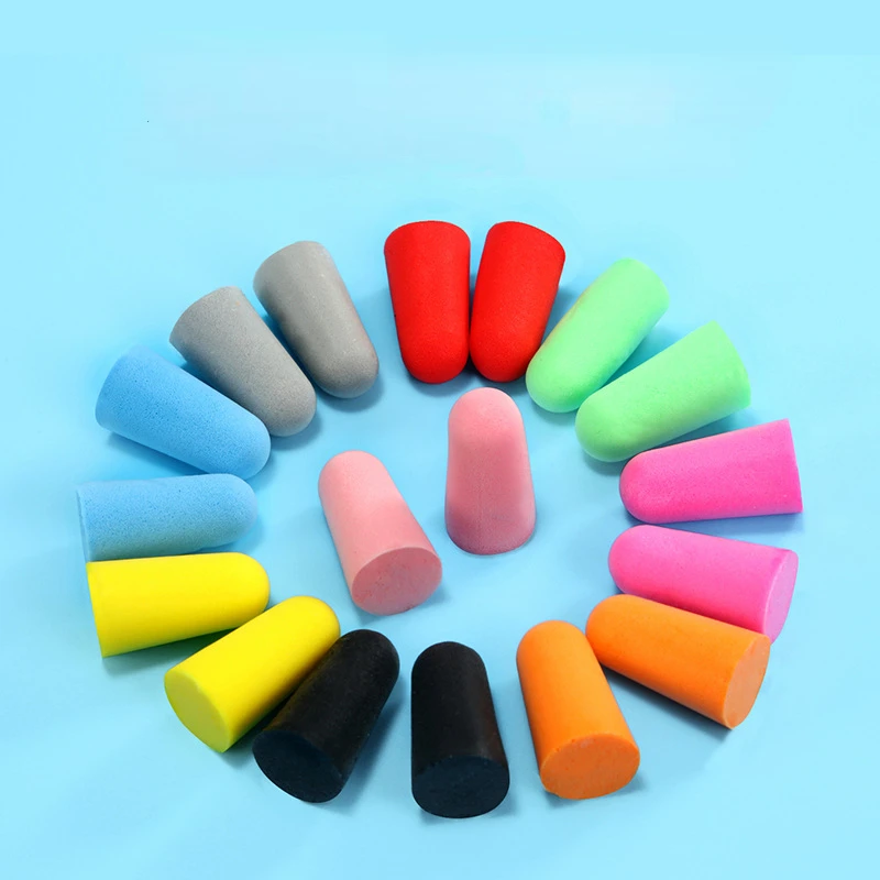 

10 Pairs Convenient Silicone Ear Plugs Noise Proof Earplug Comfortable for Sleeping Noise Reduction Accessory