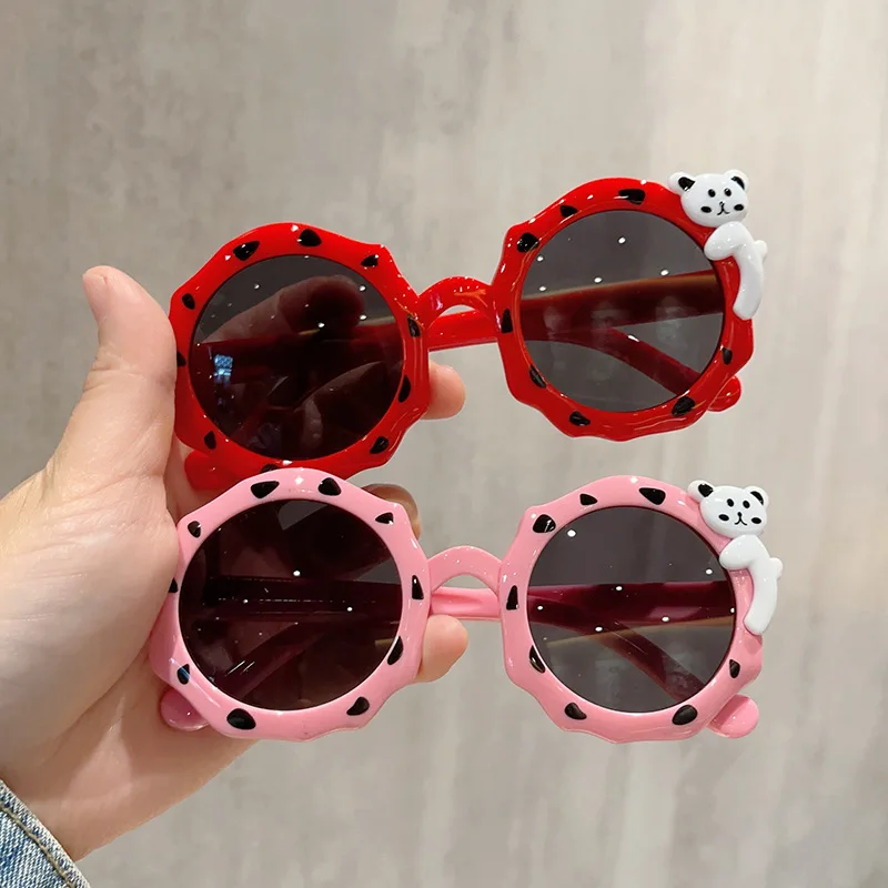 Classic Cartoon Sunglasses Koala Baby Frame Brand Designer Sun Glasses Girls Boys Gradient Colors UV Protection Eyewear UV400