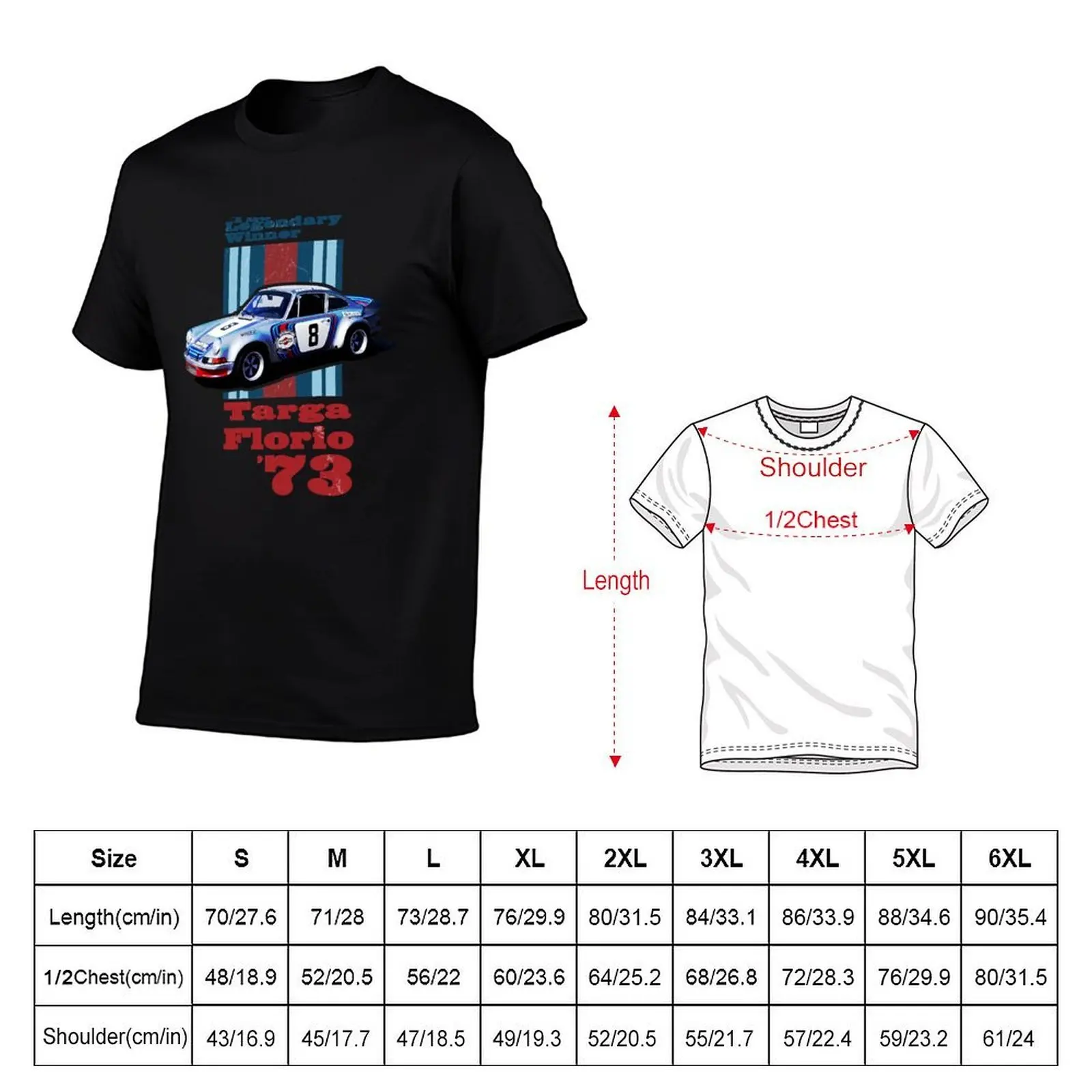 TARGA FLORIO '73 T-Shirt basketball graphic tees Clothing Short sleeve tee men
