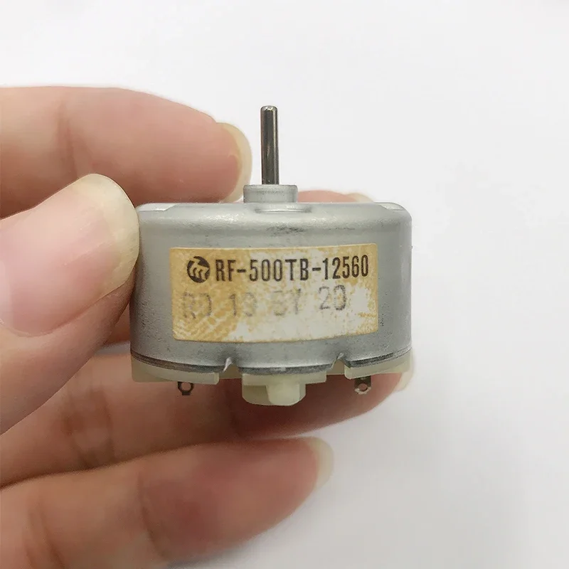 1PC Original MABUCHI RF-500TB-12560 Precious Metal Brush Motor DC 3V 6V 12V 5500RPM for Toy/CD Player/Gas Meter Valve