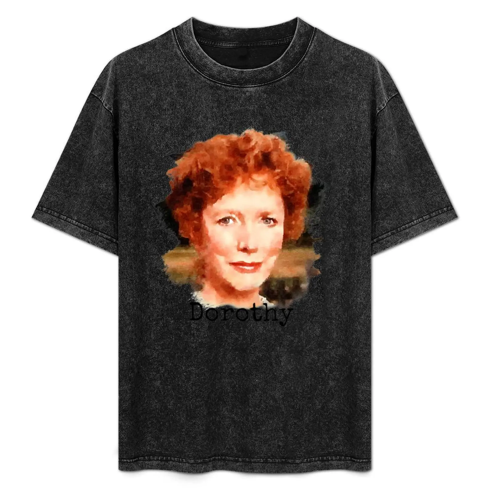 Camiseta de Dorothy Jennings de Dr. Quinn, Medicine Woman, camiseta sencilla de color liso con cuello redondo