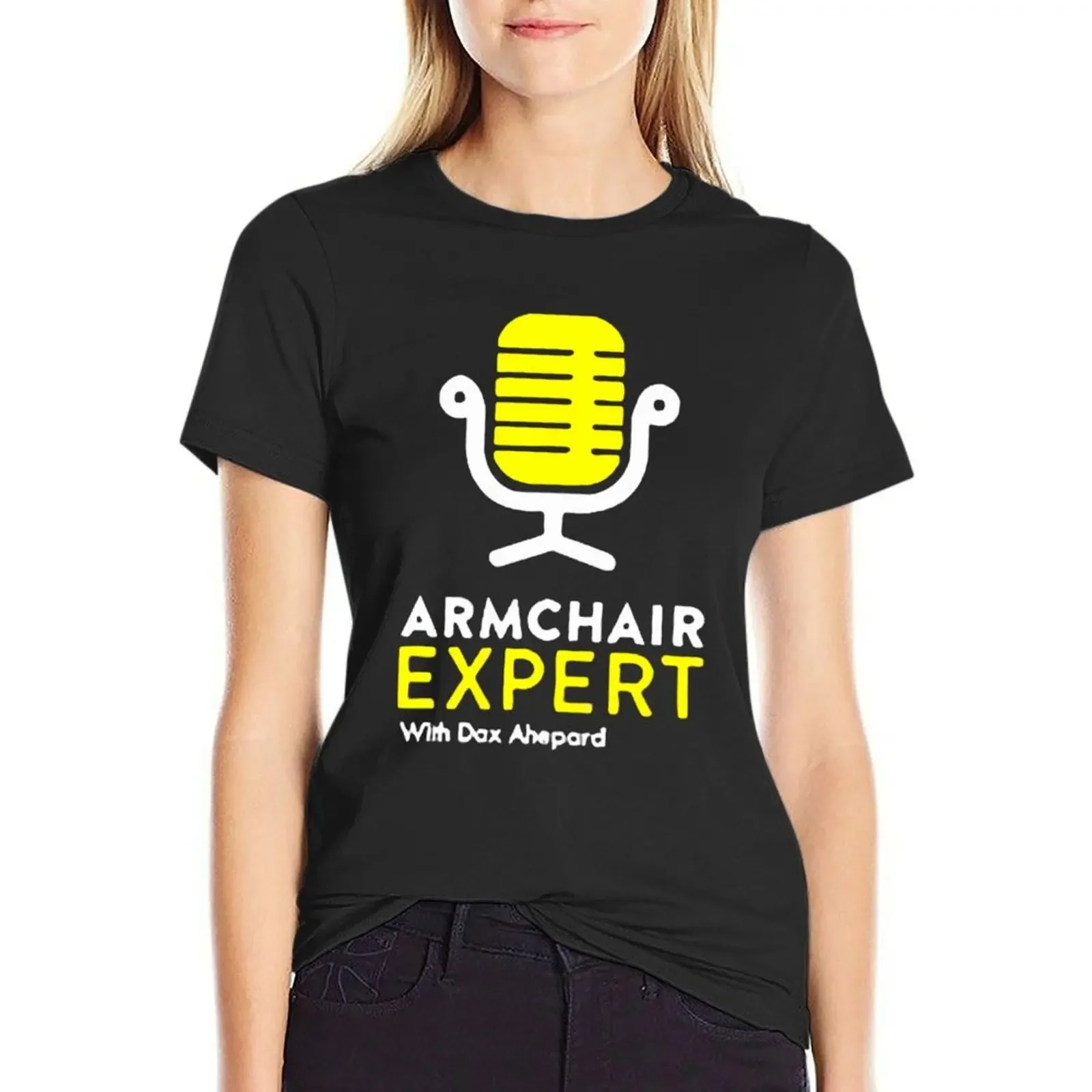 

armchair expert T-shirt anime clothes shirts graphic tees cotton t shirts Women