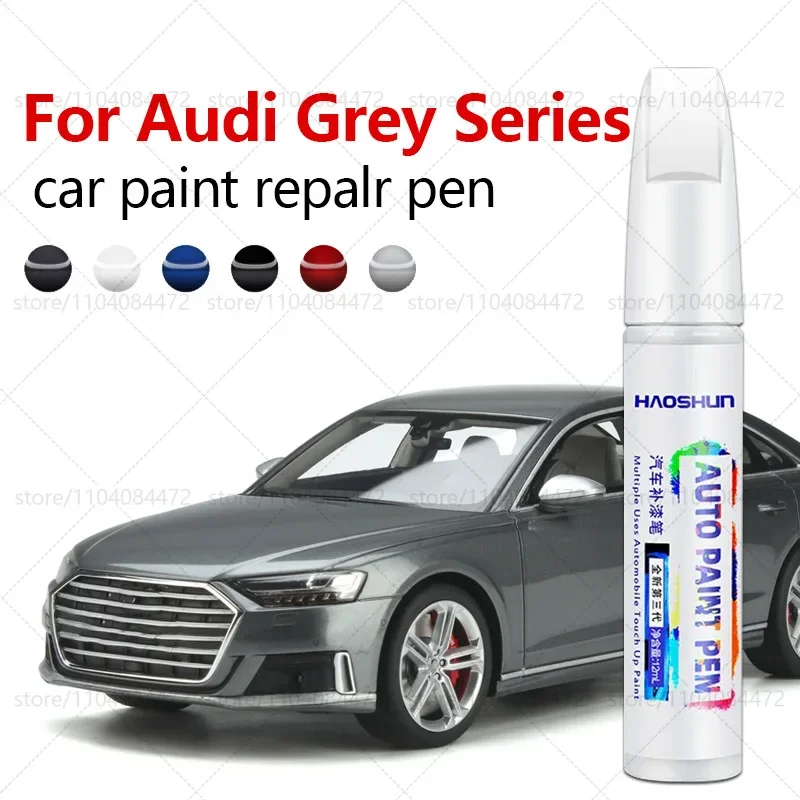 Voor Audi Autolak Reparatie Pen Touch Up Scratch Remover DIY Auto Accessoires Grijs LY1P LX7R LX7M LZ7S LY7C LY7G LX7B LY7E