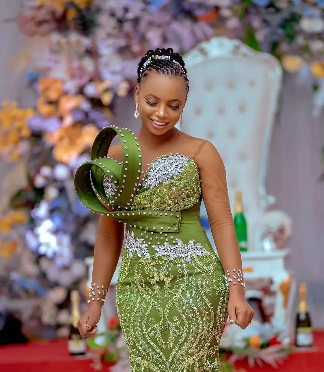 Avondjurken Elegante Prom Jurk Bruiloft Vrouwen Jurken Mode Kristal Kant Bruid Jurk Vestido De Novia Plus Size Aangepast