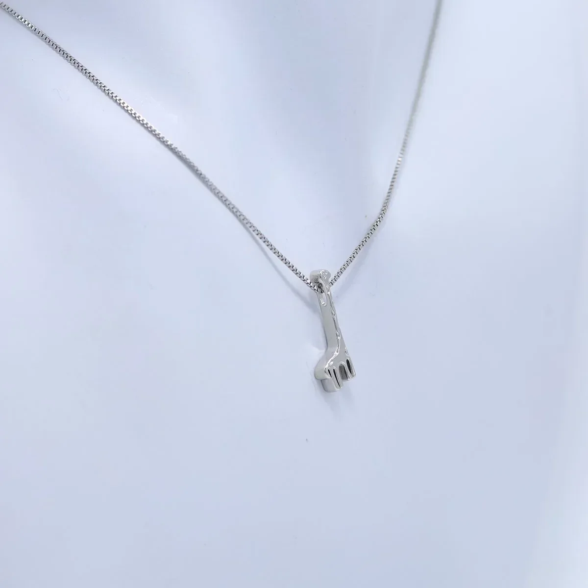 Simple Box Chain 925 Sterling Silver Short  Giraffe Pendant Choker Necklace For Women Girl Sweet Cute Jewelry Gift