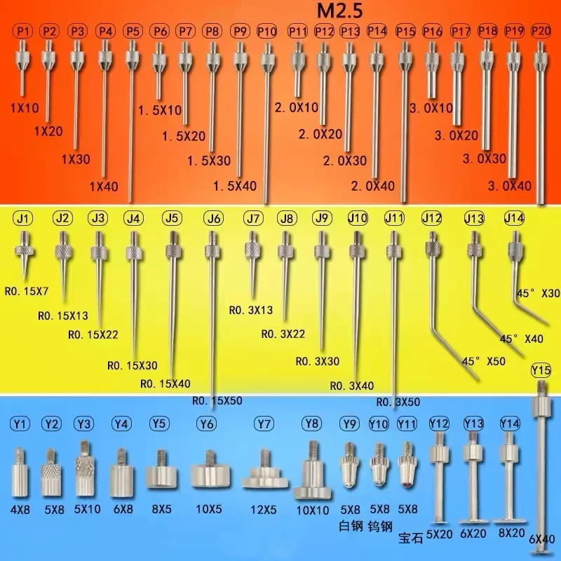 Micrometer Gauge Percentage Meter Extend Rod Lengthen Testing Needle M2.5 Common Rail Injector Nozzle Repair Tools