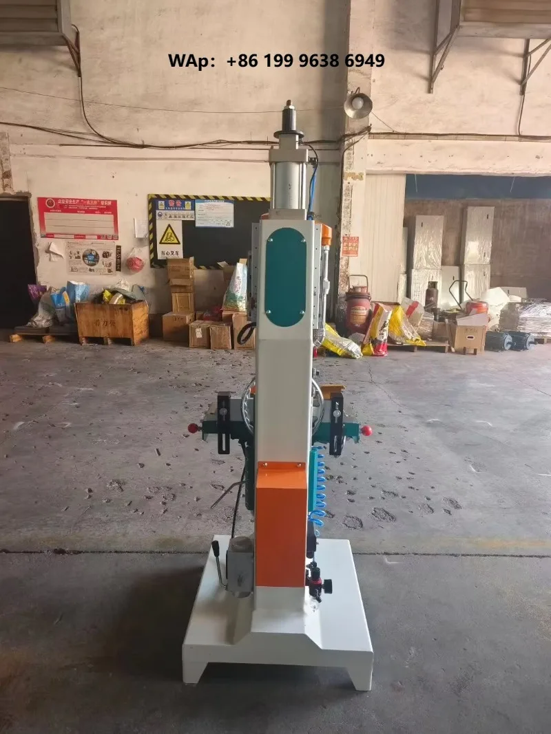 Horizontal Motor Wood Mortiser Tenoning Machine Woodworking Square Hole Tenon Mortising and Drilling Machine 1.1kW