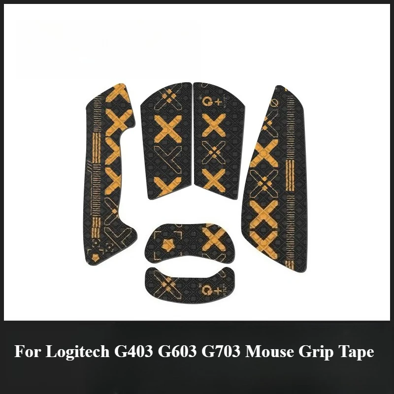 

For Logitech G403 G603 G703， Gaming Mouse Anti-Slip Grip Tape Sweat-Proof Sticker With Bonus Cleaning Cotton