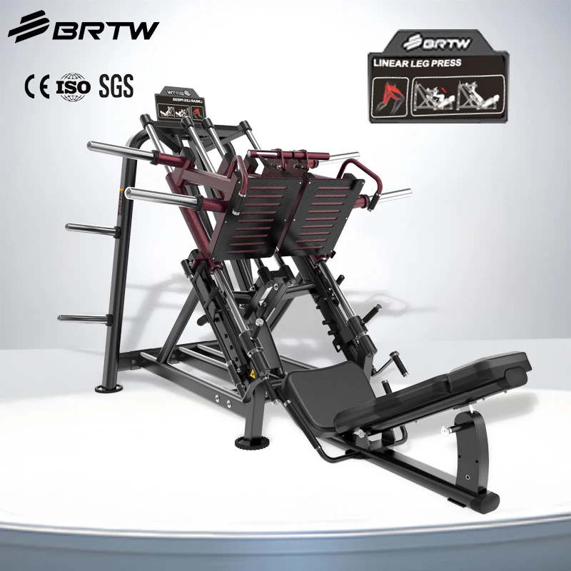 

Commercial Fitness 45 Degree Leg Press Fitness Gym Equipment Strength Plate Loaded Hip Belt Squat Machines Load