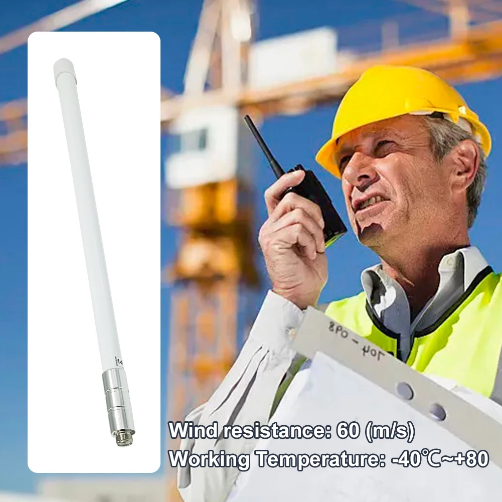 

Omnidirectional Outdoor Antenna 144/430 MHz Outdoor Omni Directional Fiberglass Base Antenna PL259 Female Connector Omni Antenna