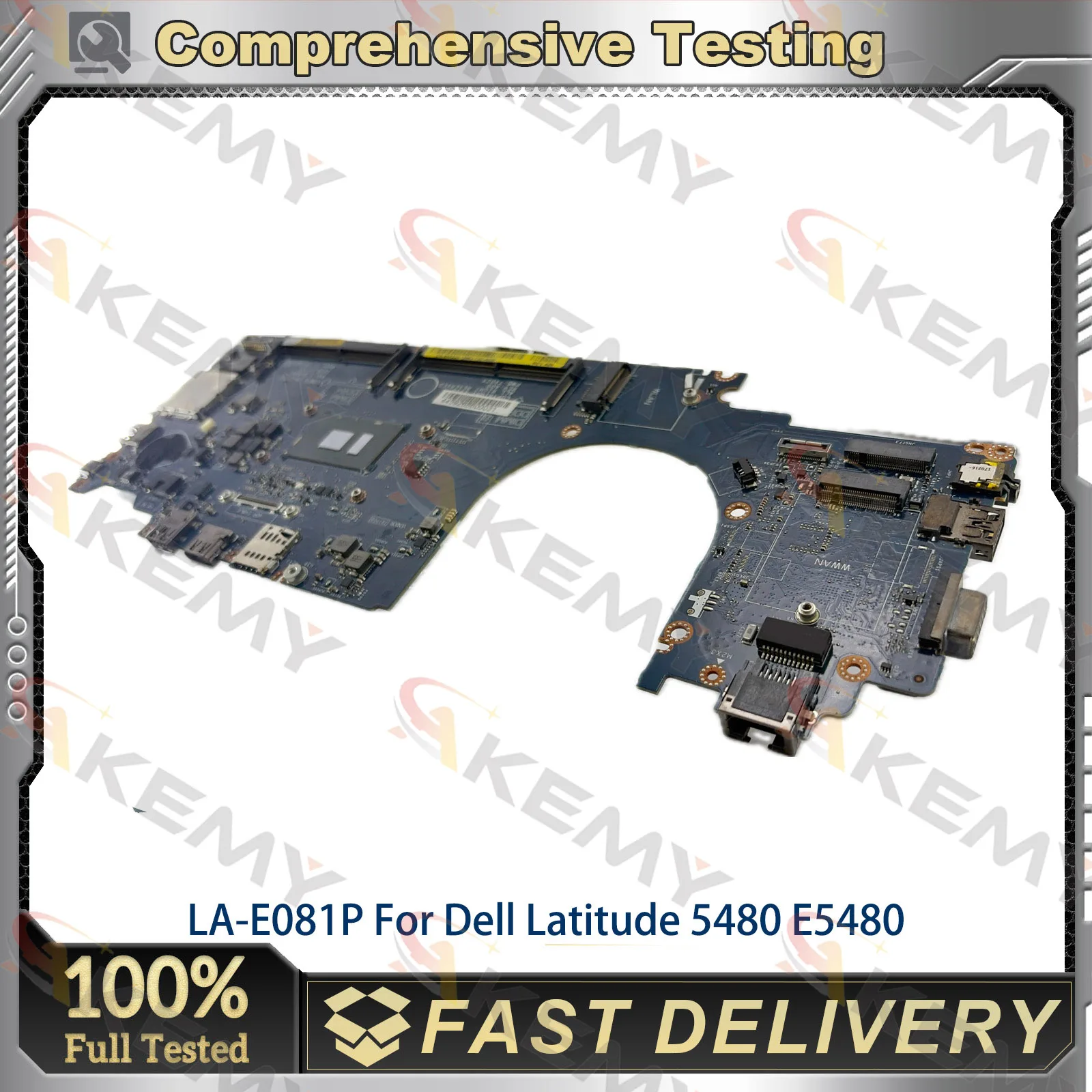 LA-E081P Laptop Motherboard For Dell Latitude 5480 E5480 with i3 i5 i7 CPU 04X333 0MFNP8 0W86DC 0HXXM1 Mainboard 100% Tested Ma