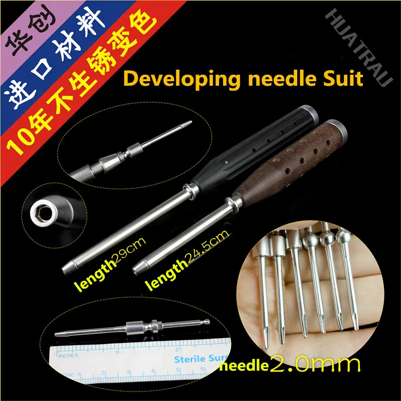 Orthopaedic Instruments Medical PP Handle Developing Needle Implanter Spinal Magic Nail Displaying Needle Pedicle Nail Locator