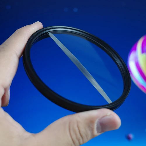 Imagen 2 del producto Cámara de prisma de dioptrías divididas para el suelo, filtro borroso de aumento, película de televisión, accesorios de campo dividido, accesorios de fotografía SLR