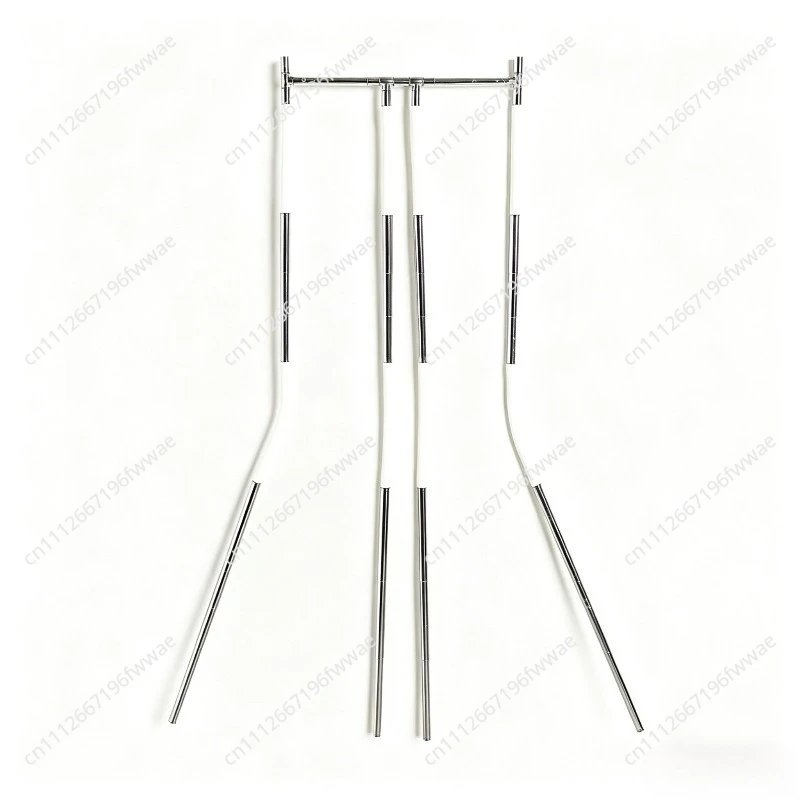 Multifunctional hanger pants hanger clothing shooting props, invisible hanger pants rack