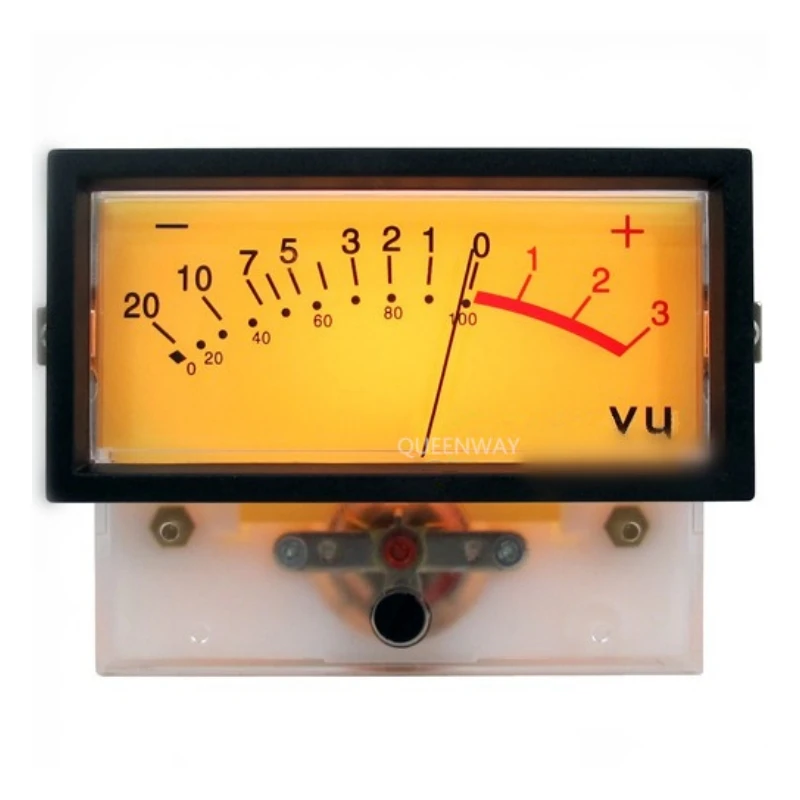 V-026 Audio Power Amplifier VU Meter Front-end DB Level Header with Backlight+Dual Channel Stereo VU Meter Driver Board