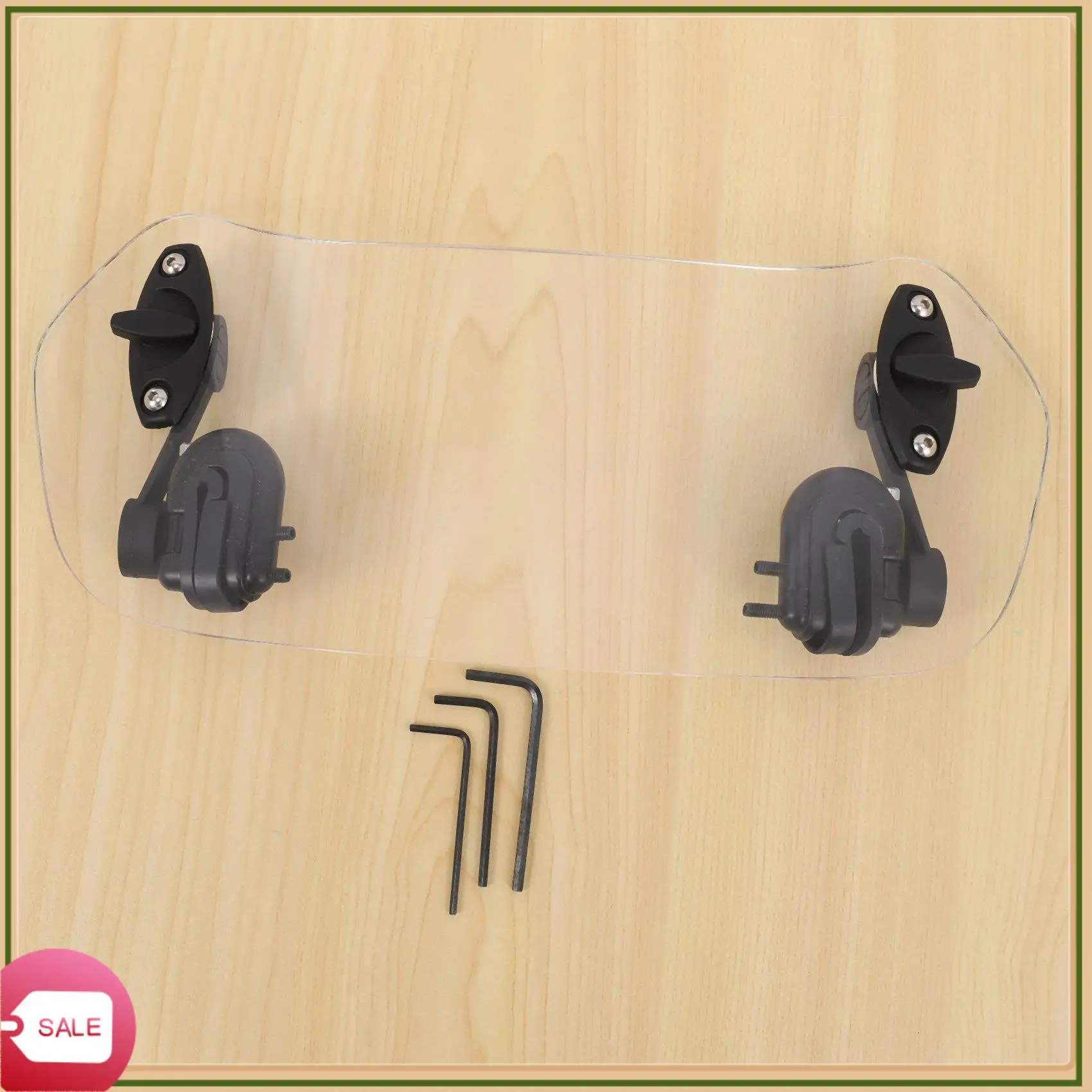 

Unique Motorcycle Windshield Extension - Universal Adjustable Clip-On Windscreen Extender- For Honda Suzuki Kawasaki Yamaha