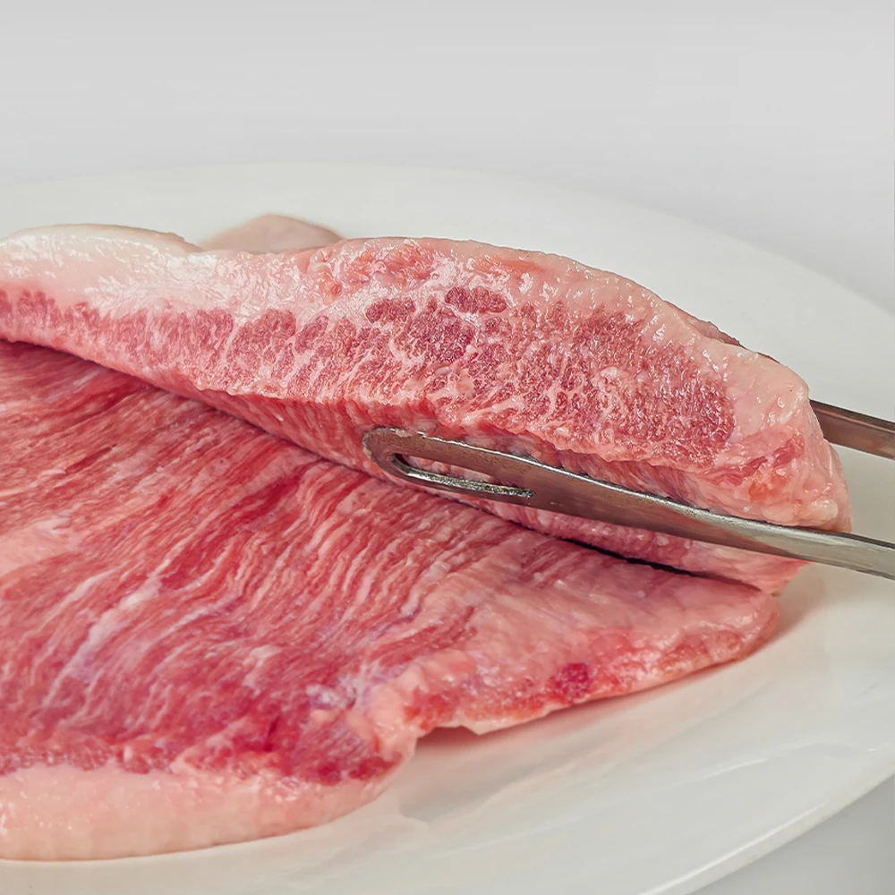 Mejor comida vientre de cerdo ibérico 600g / 900g / 1,2kg, para asar y Sujuk (salchicha coreana)