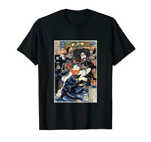 Ukiyo-e Japanese Painting Kuniyoshi Utagawa Masterpiece Art Painti For Man Woman Short Summer Tees Casual Cotton Luxury Brand