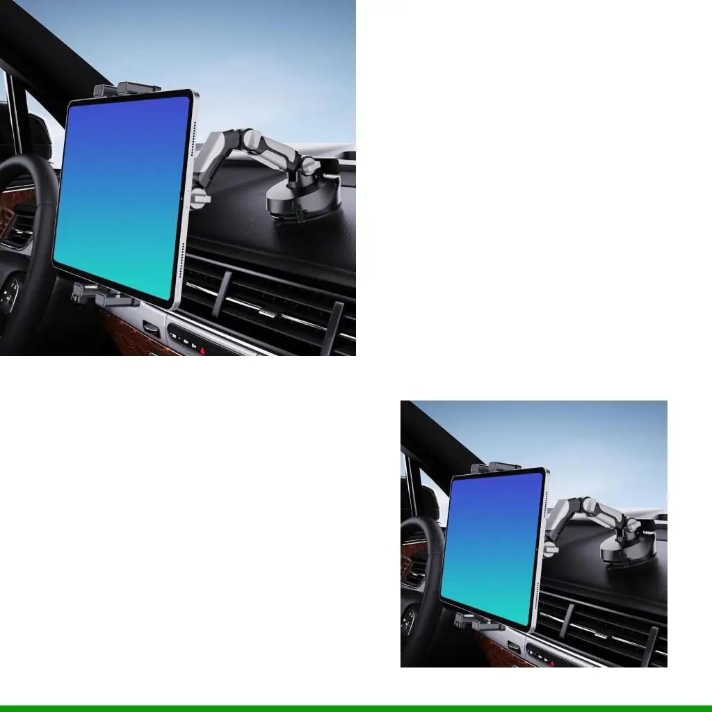 

U55C Universal 3 Axises Adjustable Metal Arm Car Mount Holder for Smartphone Tablet