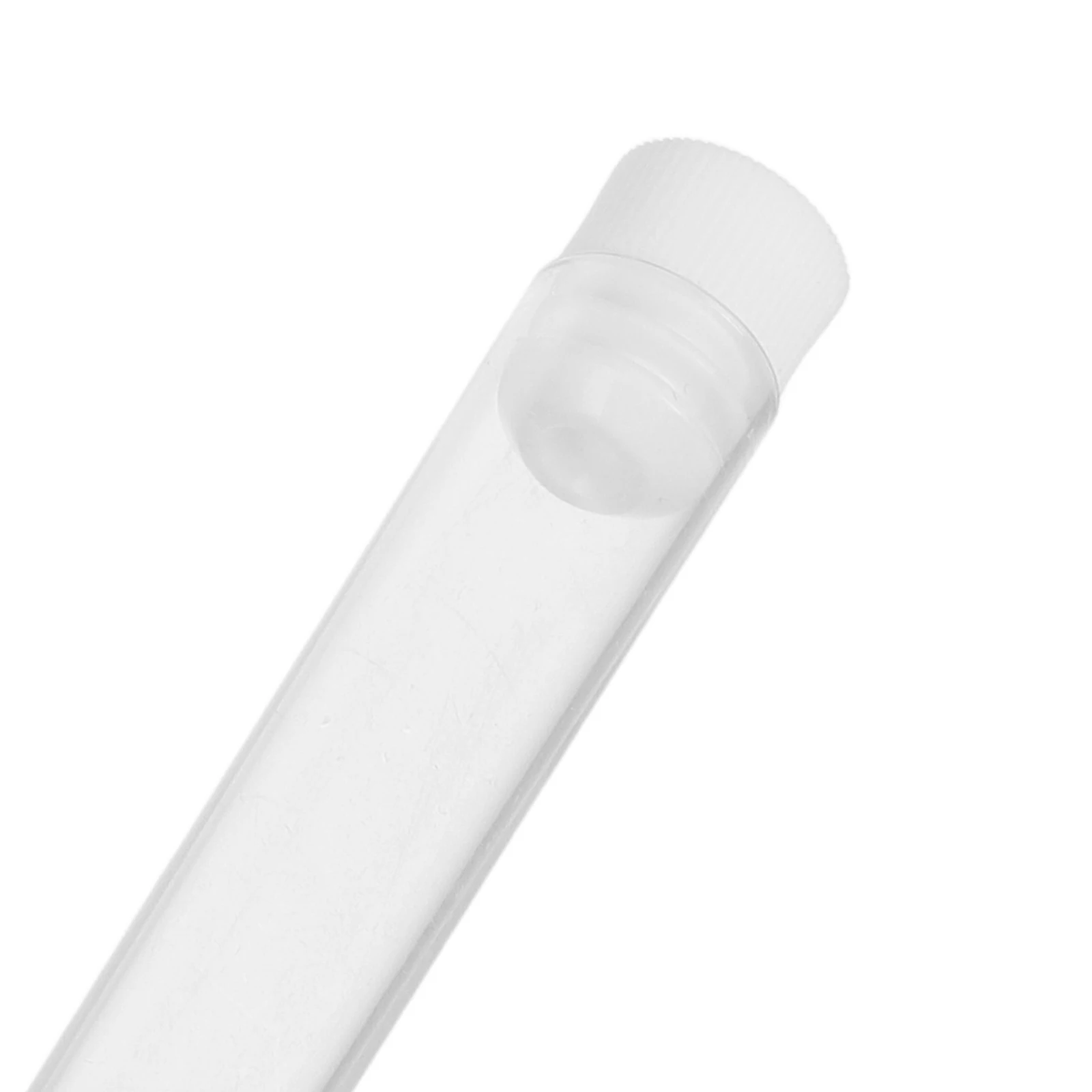 15個の透明まつげブラシホルダーセット軽量プラスチック試験管オーガナイザーで、清潔で効率的なメイクアップを実現します。