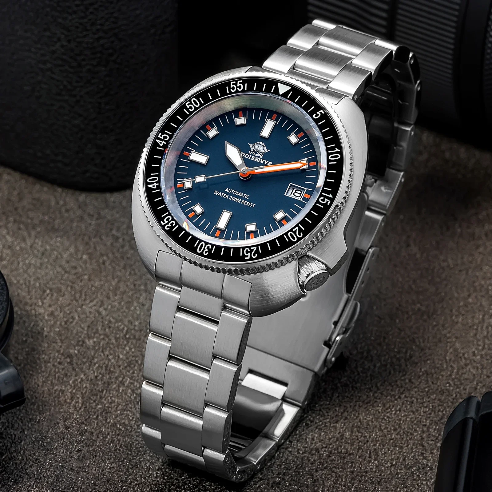 ADDIESDIVE NH35A Sappire Glass AR Coating Automatic Mechanical Watch Waterproof 200m Ceramic Bezel Super Luminous Men's Watches