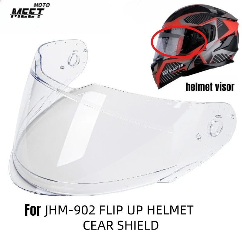 

For JHM-902 Flip Up Helmet Shield Replacement for JHM Motorcycle Helmet Visor Kaciga Casco Moto Tapecete