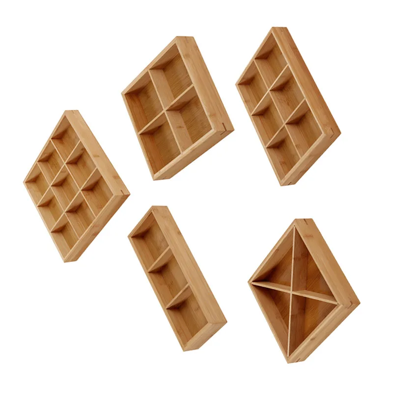 صينية خشبية مقسمة، صينية تقديم متعددة المقصورات للمطاعم، طبق سوشي، صينية تقديم خشبية مقسمة