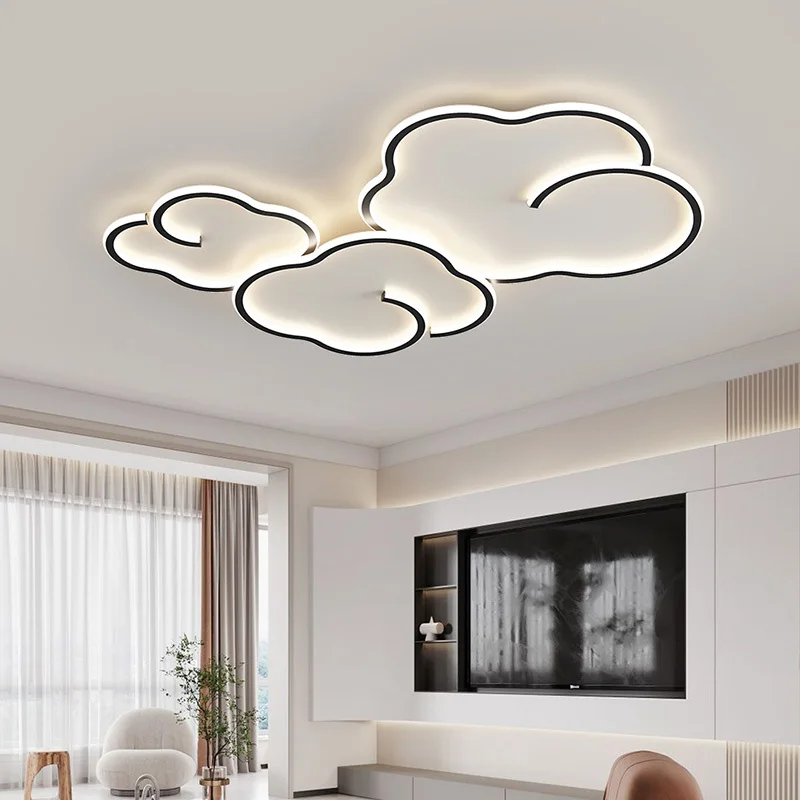 Full Spectrum Eye Protection Living Room Chandeliers Modern Simple Atmospheric Home Creative Xiangyun Hall Bedroom Ceiling Lamp