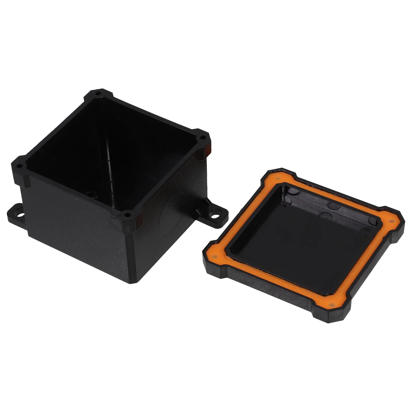 Waterproof Junction Box Reliable Long-term Use Weatherproof Enclosure Boxes Electrical Quick Installation Black Plastic IP