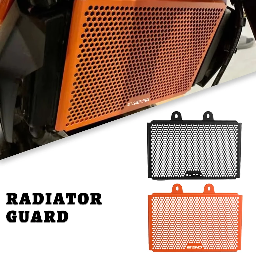

For KTM Duke 125 200 250 390 Duke 2017 2018 2019 2020 2021 2022 2023 2024 Motorcycle CNC Radiator Guard Protector Grille Cover