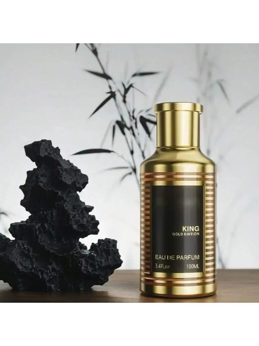 バララ キング ゴールド エディション オードパルファム – 高級な柑橘系と琥珀の香り |     100ml（3.4液量オンス） |     ユニセックスのコロン、バニラとムスクの香り