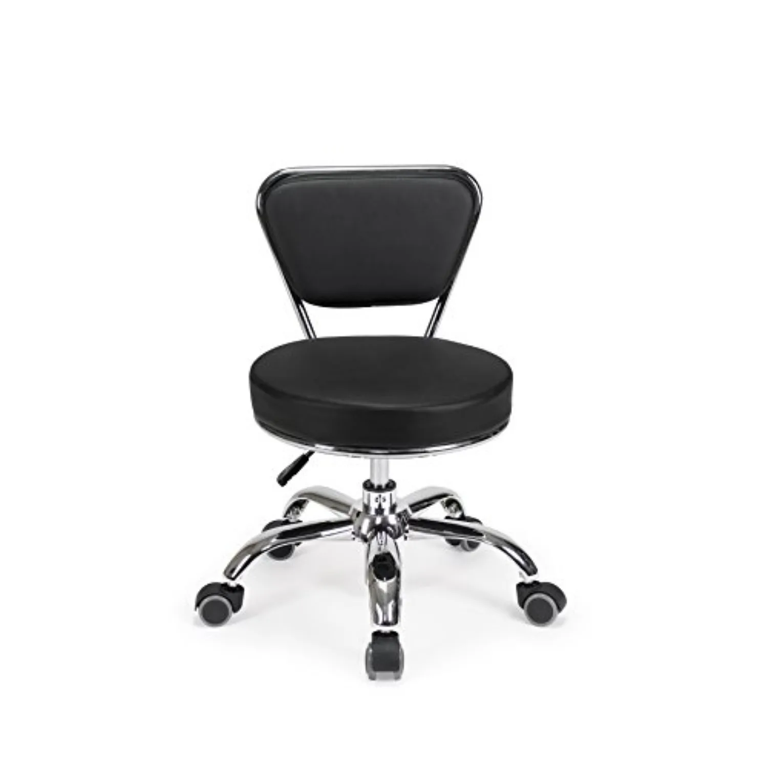 Salon Nail Pedicure Stool Pedicure Chair Dayton Black Pneumatic, Adjustable, Rolling Salon Furniture & Equipment