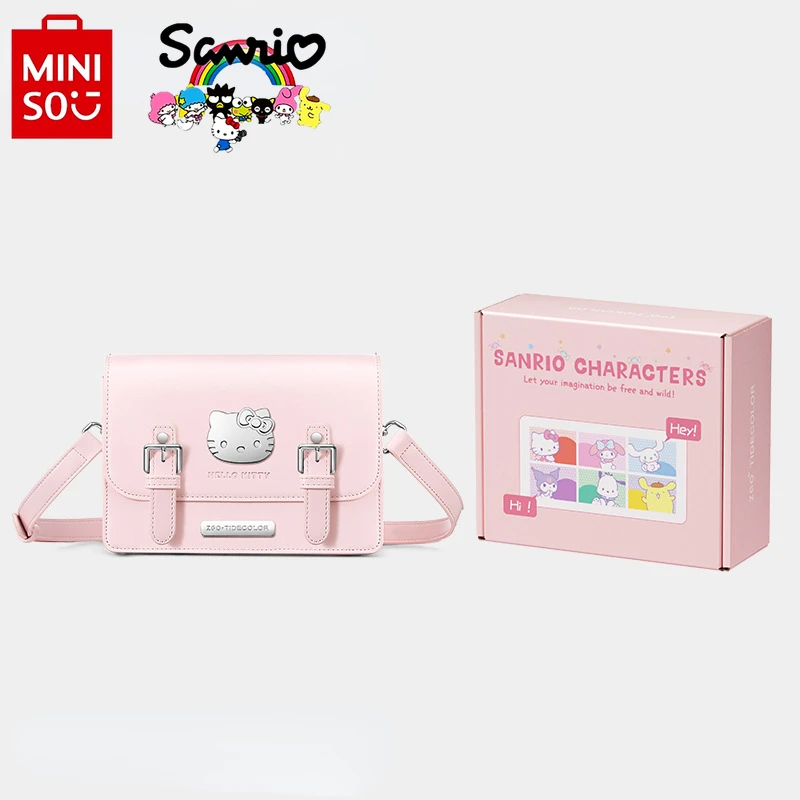 Miniso Sanrio 2024 новая женская сумка через плечо модная Высококачественная Наплечная Сумка для девочек Повседневная Универсальная женская сумка